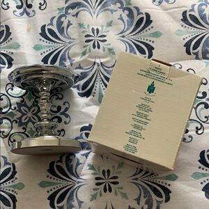 Partylite Silver Chrome Candle Holder